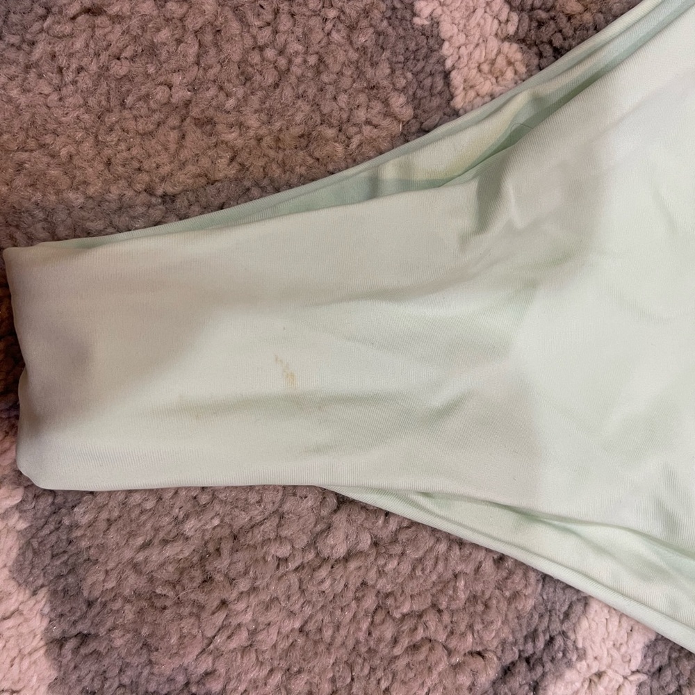 Sunny Bunny Swim Mint Green Triangle String Bikini Set - Picture 2 of 3